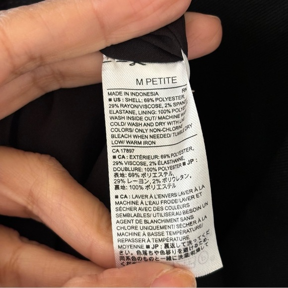 Banana Republic knot dressy blouse size Medium petite MP - Picture 7 of 9